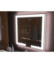 Зеркало с подсветкой для ванной комнаты Новара 40x40 см