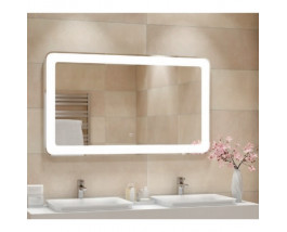 Зеркало в ванную комнату с подсветкой Милан 180х60 см