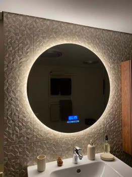 Умное зеркало в ванную с подсветкой и алисой Мун Смарт